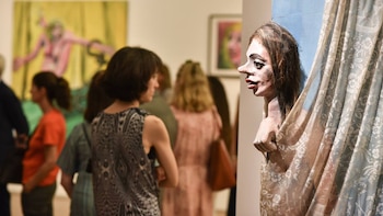 Foto de la exposición en