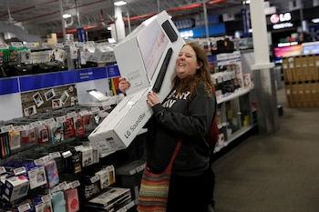 Los artículos electrónicos fueron de