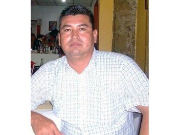 El reportero Rodrigo Acuña Morales,