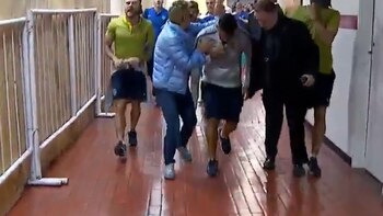 Así llegaron los jugadores al