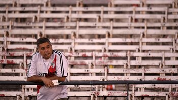 Los hinchas de River permanecieron