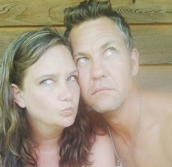 La pareja, en una foto