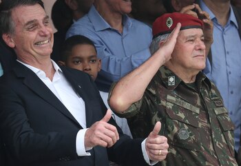 Jair Bolsonaro asistió el sábado