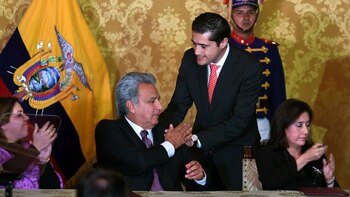 El presidente Lenín Moreno y
