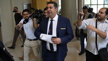 Daniel Angelici, presidente de Boca,