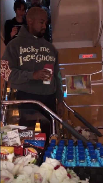 Kanye West (Instagram Kim Kardashian)