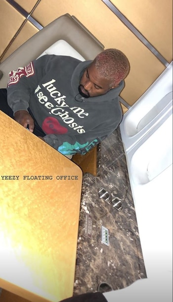 Kanye West (Instagram Kim Kardashian)