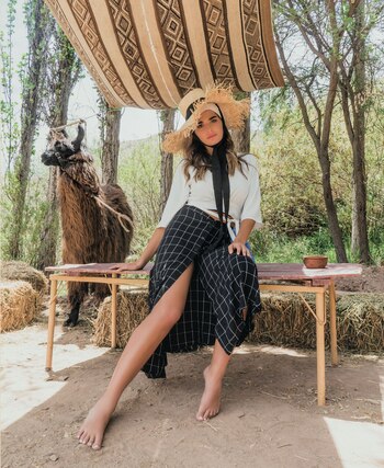 Top cruzado con lazo (Melocotón)