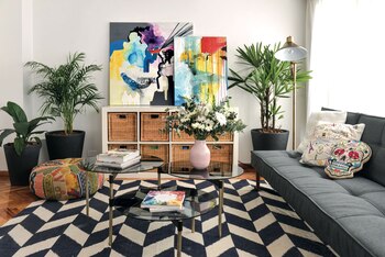 Los cuadros de Milagros Pini y