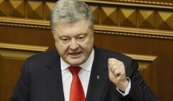 El presidente ucraniano Petro Poroshenko