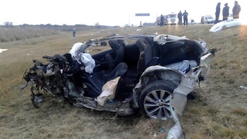 Así quedó el auto de