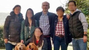 La familia de Jorge Pizano