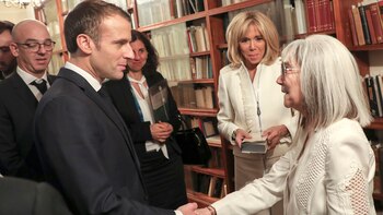 El presidente francés Emmanuel Macron,