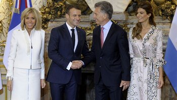Mauricio Macri recibió a Emmanuel