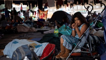 En el albergue “Benito Juárez”