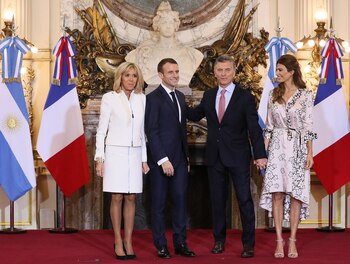 Macron y Macri y sus