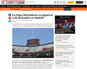 (El Espectador, Colombia)