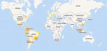 El mapa que muestra las