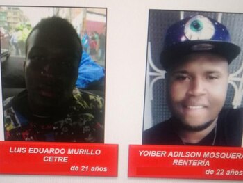 Los asesinos procedían de Chocó,