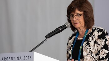 Patricia Bullrich defendió el protocolo