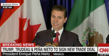 Peña Nieto says the new