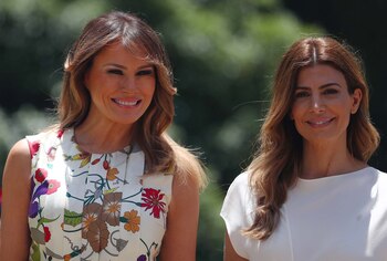 Melania Trump y Juliana Awada,