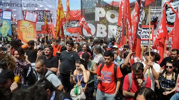 La columna del Polo Obrero