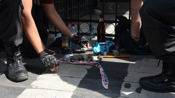 Lo incautado a los detenidos