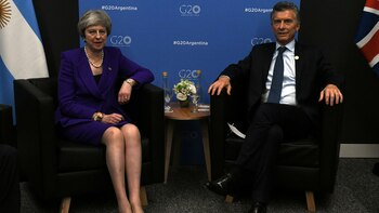 Mauricio Macri y Theresa May
