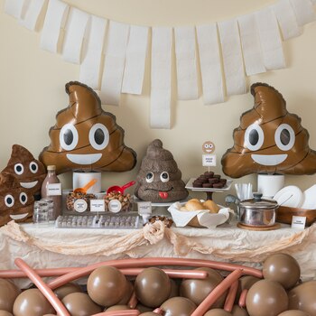 Fiesta de Emoji de Poop
