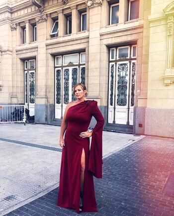 La atleta olímpica en la