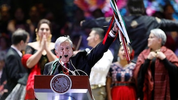 López Obrador, con el bastón