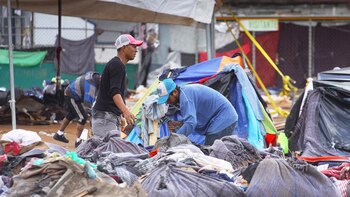 Los migrantes fueron trasladados de