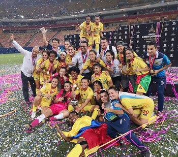 Las jugadoras de Atlético Huila