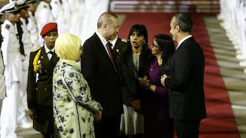 Erdogan saluda a Delcy Rodríguez,