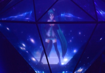 La cantante virtual japonesa Hatsune