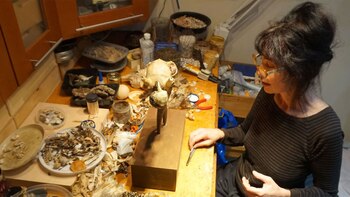 La artista plástica canadiense Gillian