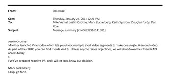 Mark Zuckerberg aprobó la eliminación