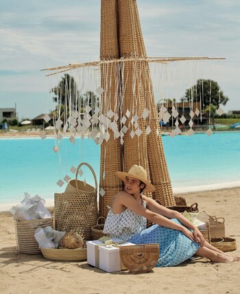 Conjunto de lino (Cher), cartera de