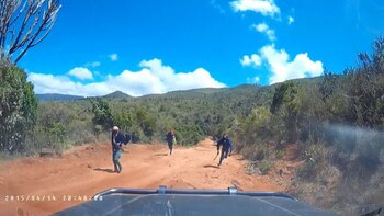 La pareja era perseguida por un grupo de asaltante de caminos en Kenia (Foto: Facebook Bryant Swenson)