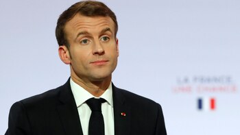 Emmanuel Macron (Thibault Camus/Pool via