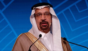 El ministro saudita Khalid al-Falih (Reuters)
