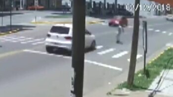 El accidente fue registrado por