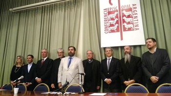 Referentes del catolicisimo, de la comunidad judía e islámicos se reunieron en la sede de la Conferencia Episcopal