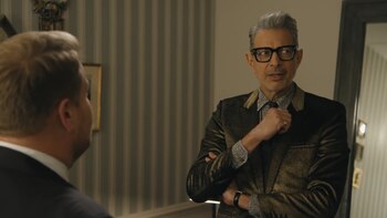 James Corden y Jeff Goldblum