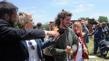 Eguillor el viernes, tras salir