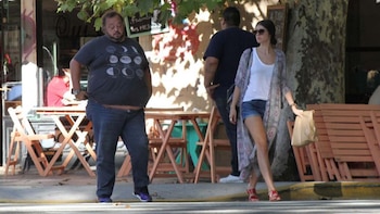 Cabito y Florencia Nedelcu antes