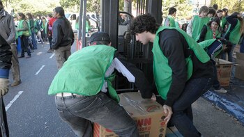 La labor de los voluntarios
