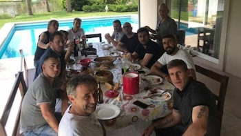 Martín Palermo y Lucas Pratto