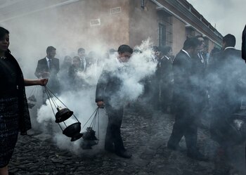 Procesión en Antigua, Guatemala